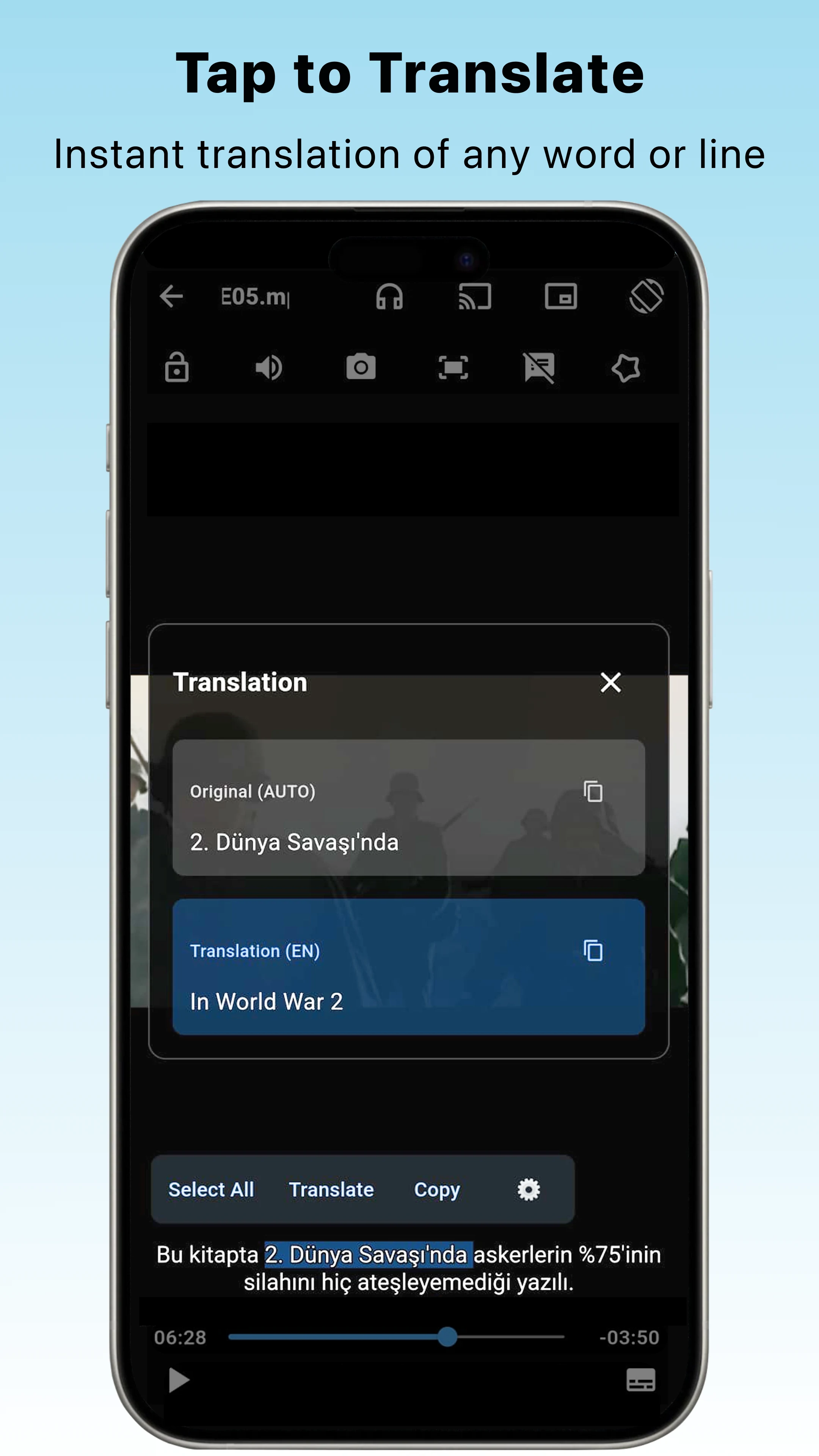 SubX Player: AI Dual Subtitles screenshot