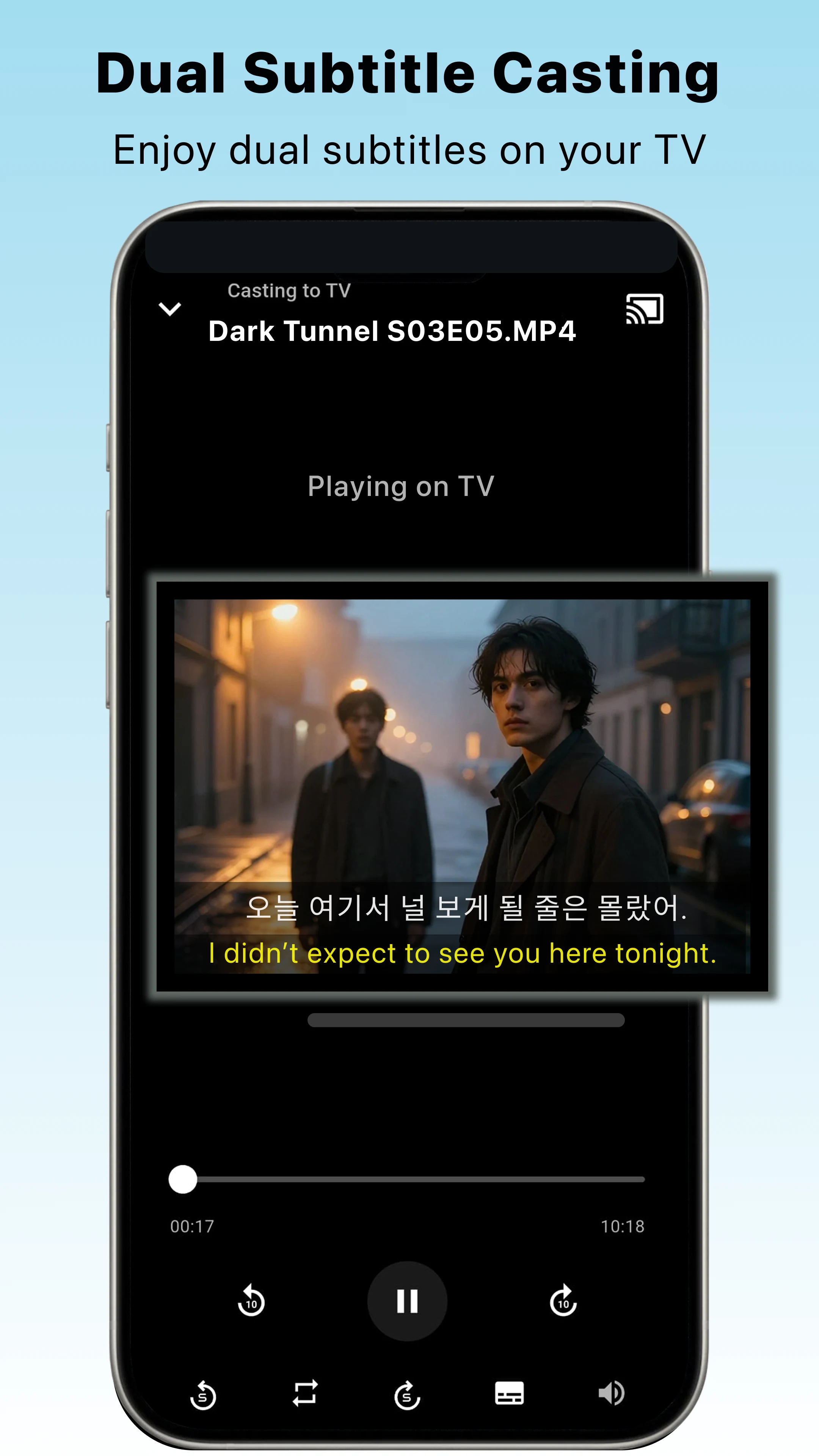 SubX Player: AI Dual Subtitles screenshot