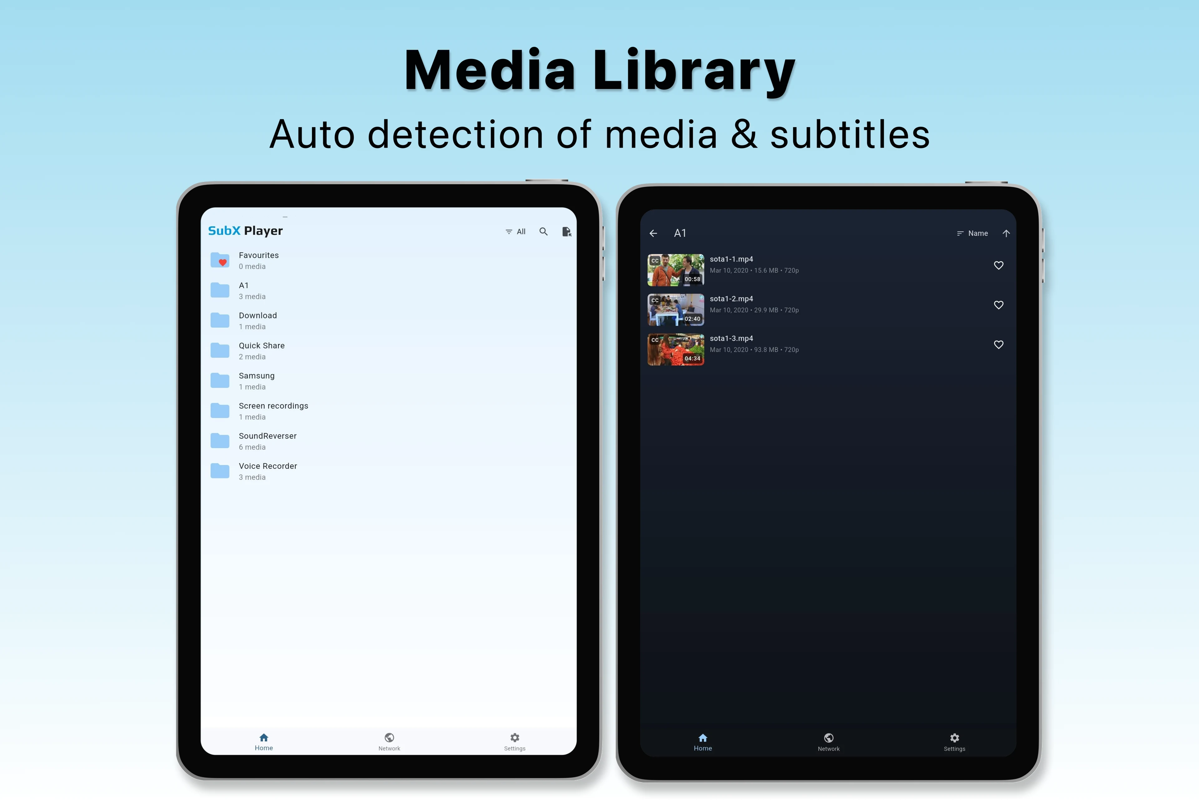 SubX Player: AI Dual Subtitles screenshot