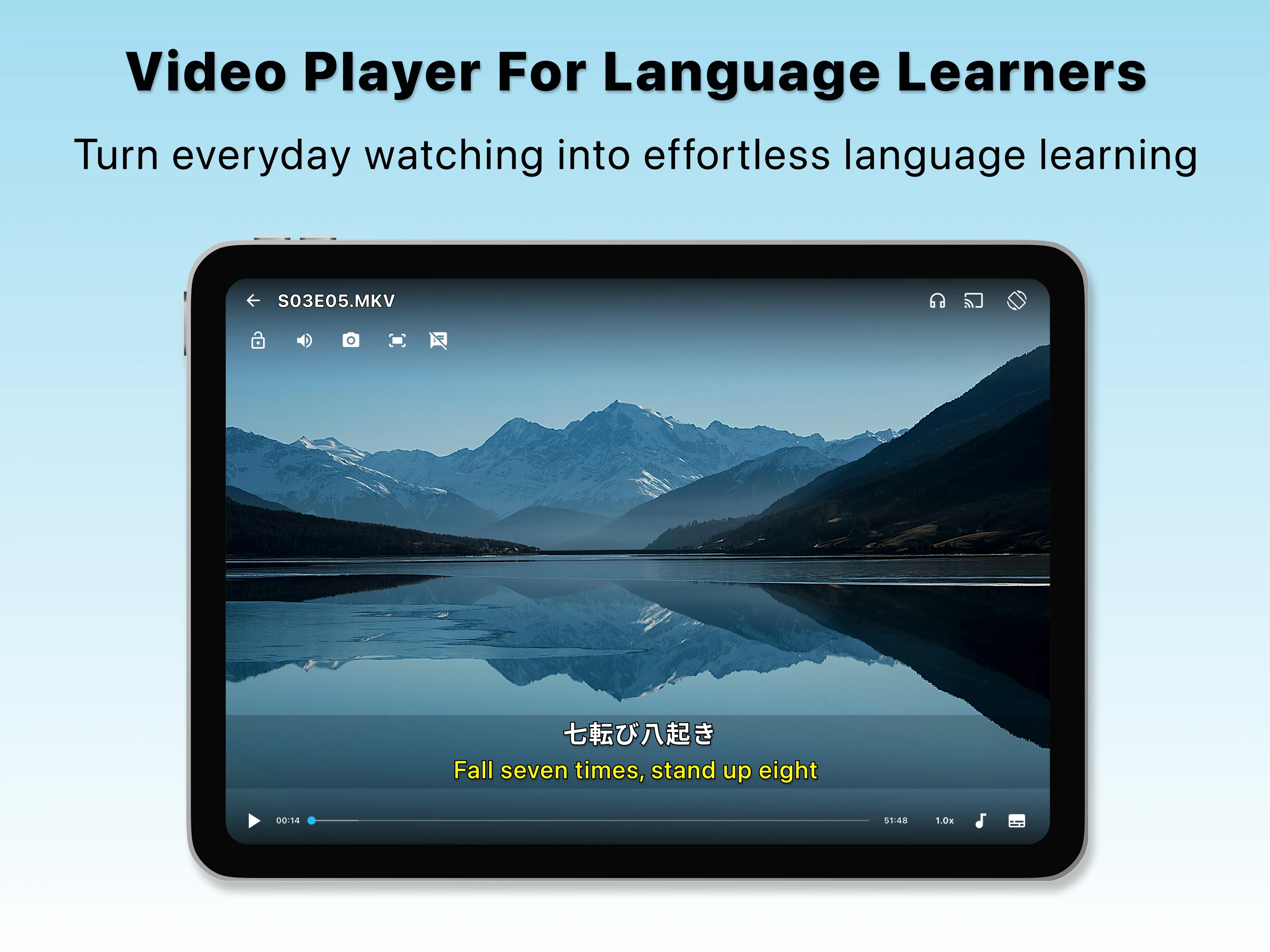 SubX Player: AI Dual Subtitles screenshot