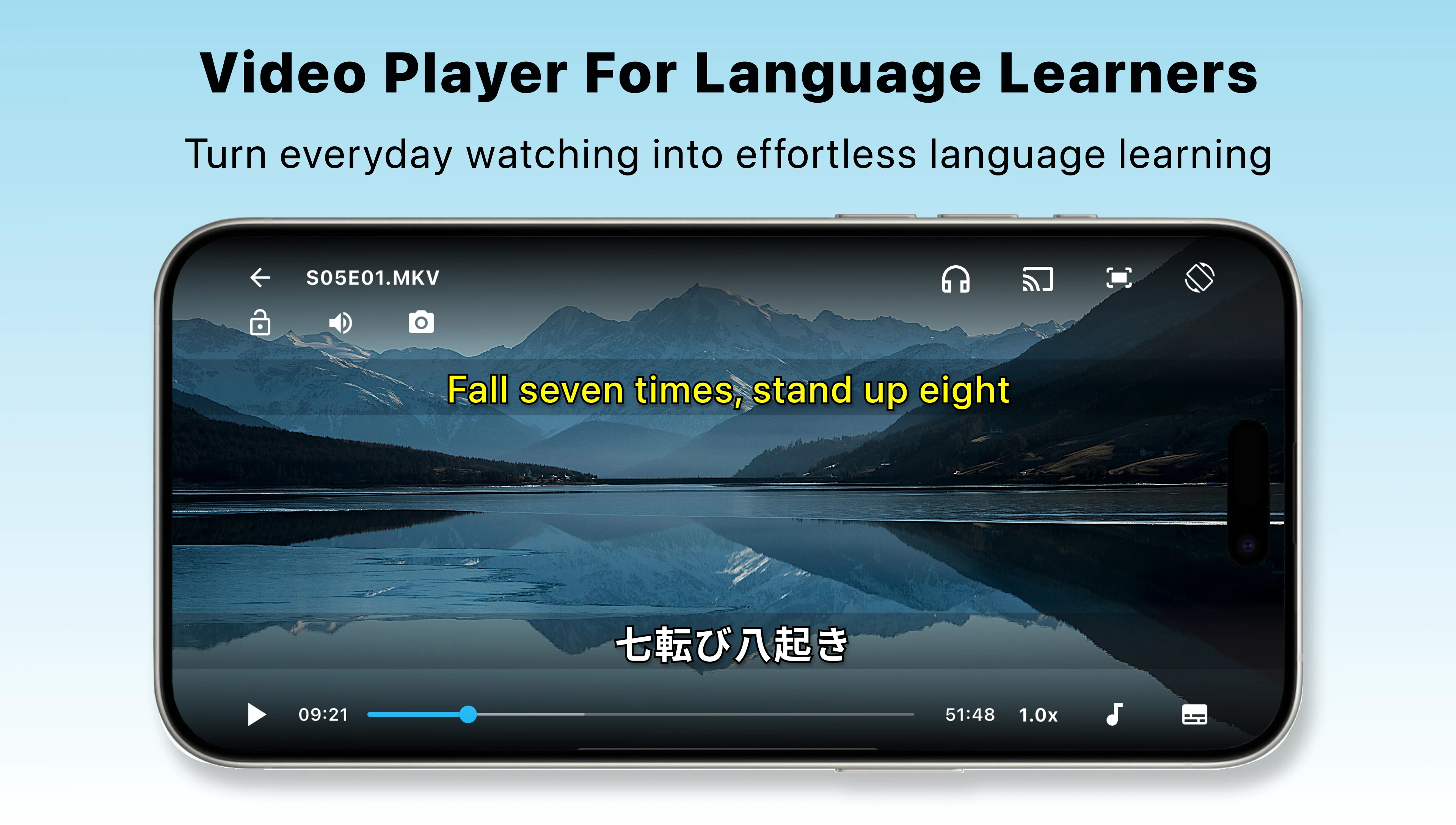 SubX Player: AI Dual Subtitles screenshot